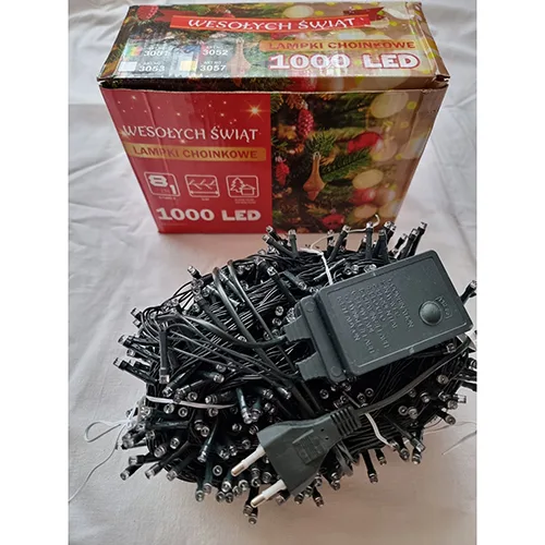 Catena di illuminazione «LAMPKI CHOINKOWE 1000 LED» — foto 1 dell'alert A12/00437/24