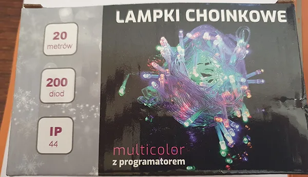 Catena di illuminazione «Lampki choinkowe» — foto 1 dell'alert A12/00965/23