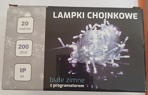 Catena di illuminazione «Lampki choinkowe» — foto 1 dell'alert A12/00969/23