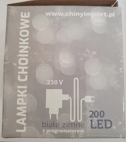 Catena di illuminazione «Lampki choinkowe» — foto 3 dell'alert A12/00969/23