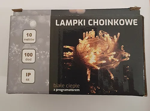 Catena di illuminazione «Lampki choinkowe» — foto 1 dell'alert A12/00970/23