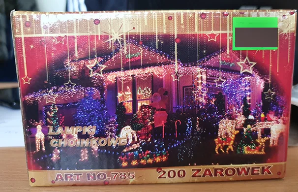 Catena di illuminazione «lampki choinkowe»