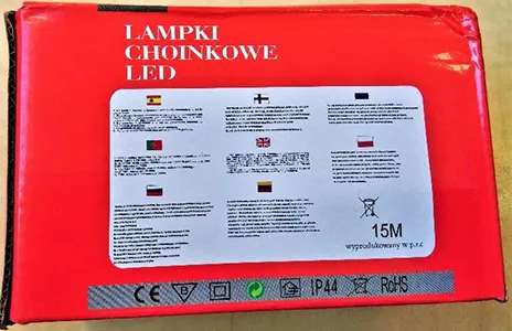 Catena di illuminazione «LAMPKI CHOINKOWE LED» — foto 3 dell'alert A11/00041/23