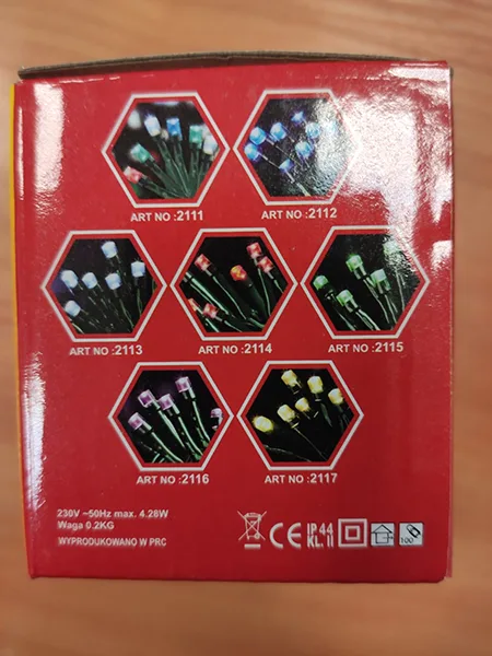 Catena di illuminazione «Lampki Choinkowe LED» — foto 3 dell'alert A12/00166/23
