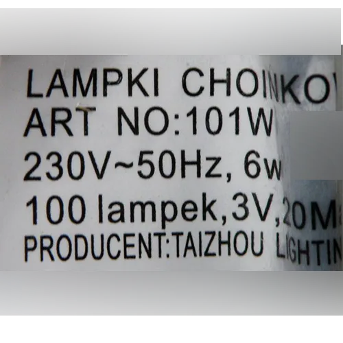 Catena di illuminazione «lampki choinkowe» — foto 6 dell'alert SR/02788/26