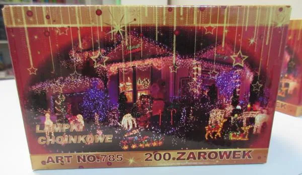 Catena di illuminazione a LED «LAMPKI CHOINKOWE» (Taizhou Tianze Lamp Industry Ltd, China)