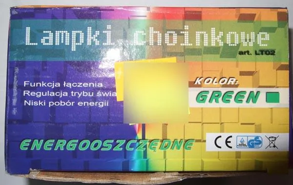 Catena di illuminazione «Lampki Choinkowe» — foto 1 dell'alert A12/0739/16