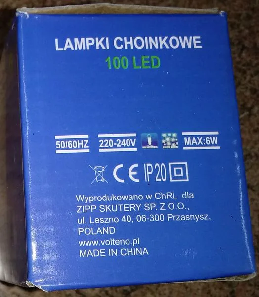 Catena di illuminazione a LED «Lampki choinkowe» — foto 5 dell'alert A12/1044/19