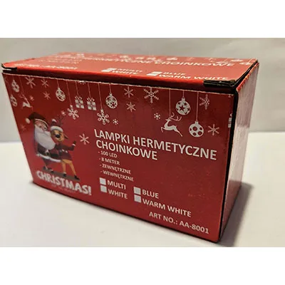 Catena di illuminazione «LAMPKI HERMETYCZNE CHOINKOWE» — foto 1 dell'alert SR/03716/24
