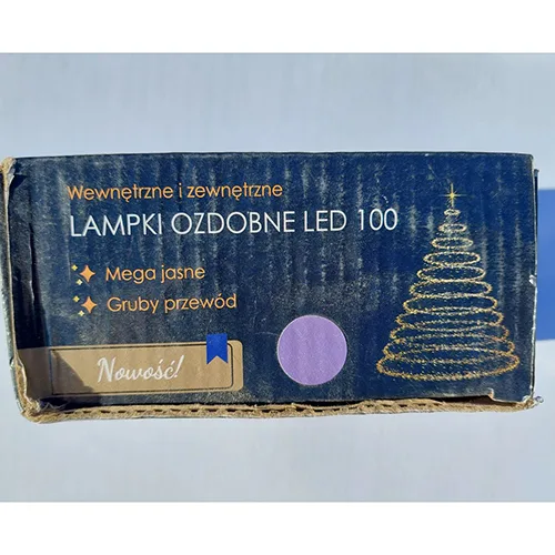 Catena di illuminazione «LAMPKI OZDOBNE LED 100 (LAMPKI CHOINKOWE - on the label)» — foto 2 dell'alert SR/02075/25