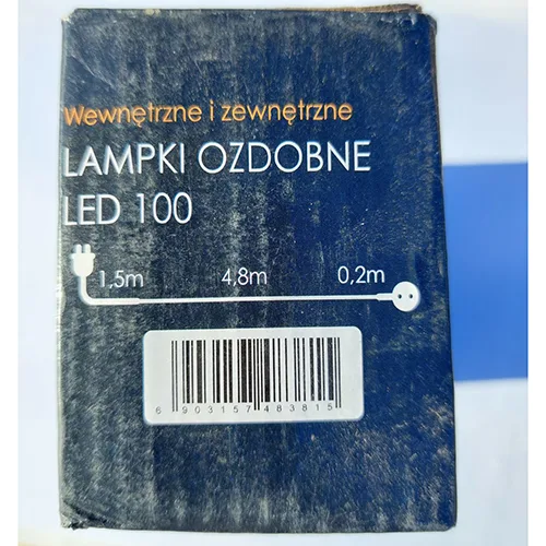 Catena di illuminazione «LAMPKI OZDOBNE LED 100 (LAMPKI CHOINKOWE - on the label)» — foto 4 dell'alert SR/02075/25
