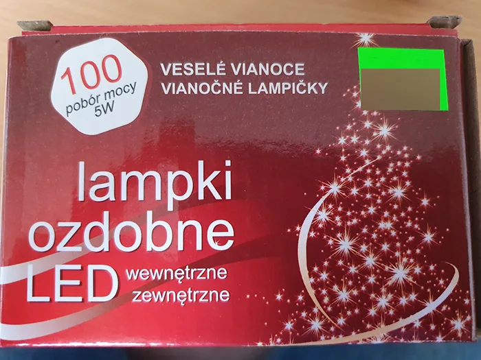 Catena di illuminazione «lampki ozdobne LED» — foto 1 dell'alert A12/01627/20
