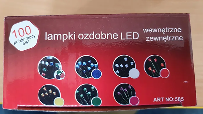 Catena di illuminazione «lampki ozdobne LED» — foto 2 dell'alert A12/01627/20