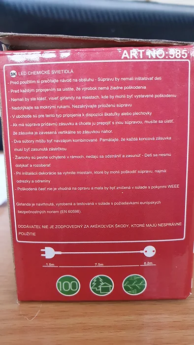 Catena di illuminazione «lampki ozdobne LED» — foto 3 dell'alert A12/01627/20