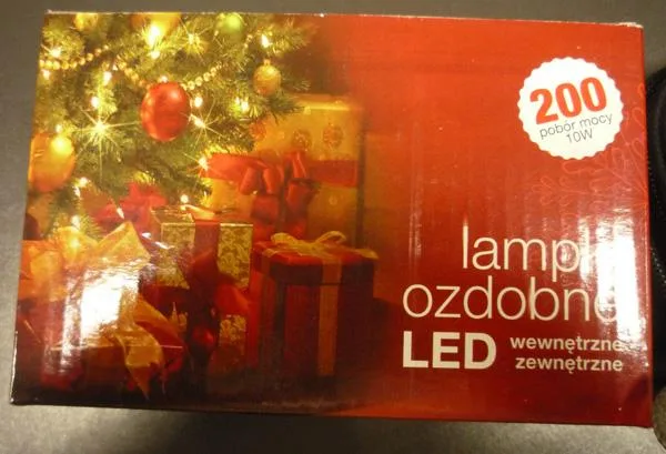 Catena di illuminazione a LED «Lampki ozdobne LED» — foto 1 dell'alert A12/0077/19