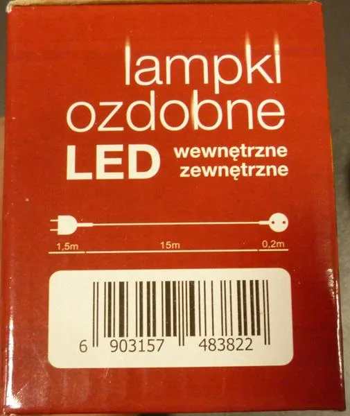Catena di illuminazione a LED «Lampki ozdobne LED» — foto 3 dell'alert A12/0077/19