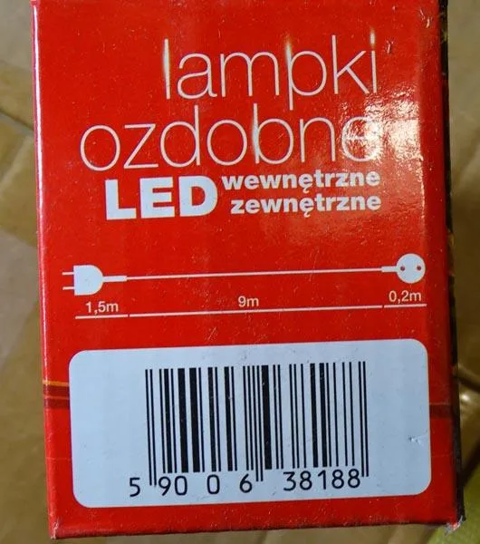 Catena di illuminazione a LED «Lampki ozdobne LED» — foto 2 dell'alert A12/1250/19