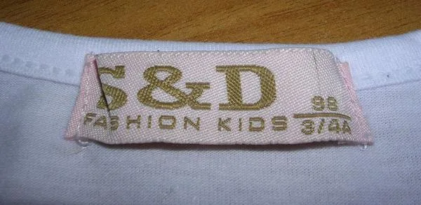 T-shirt per bambini «lány felső» — foto 7 dell'alert A12/1813/18