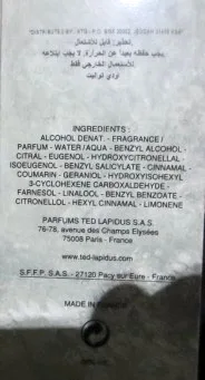 Profumo «Lapidus pour homme» — foto 2 dell'alert A12/01560/22