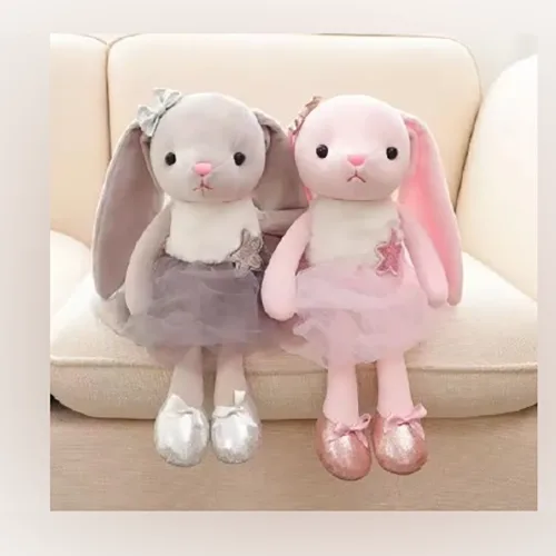 Giocattolo morbido «Lapin en peluche de Ballet pour bébé, jouets en peluche pour enfants, longues oreilles, …» — foto 3 dell'alert SR/02271/26