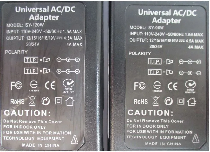 Adattatore di potenza «Laptop/tablet charger» — foto 2 dell'alert A12/00883/20
