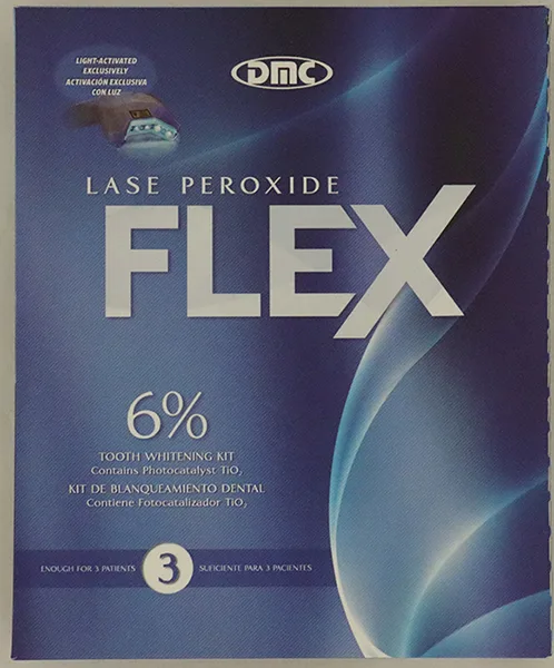 Kit sbiancamento denti «Lase Peroxide Flex 6 % Tooth whitening kit» (DMC)