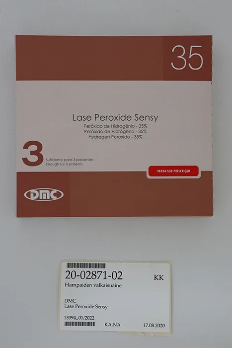 Prodotto sbiancante dei denti «Lase Peroxide Sensy» (DMC)
