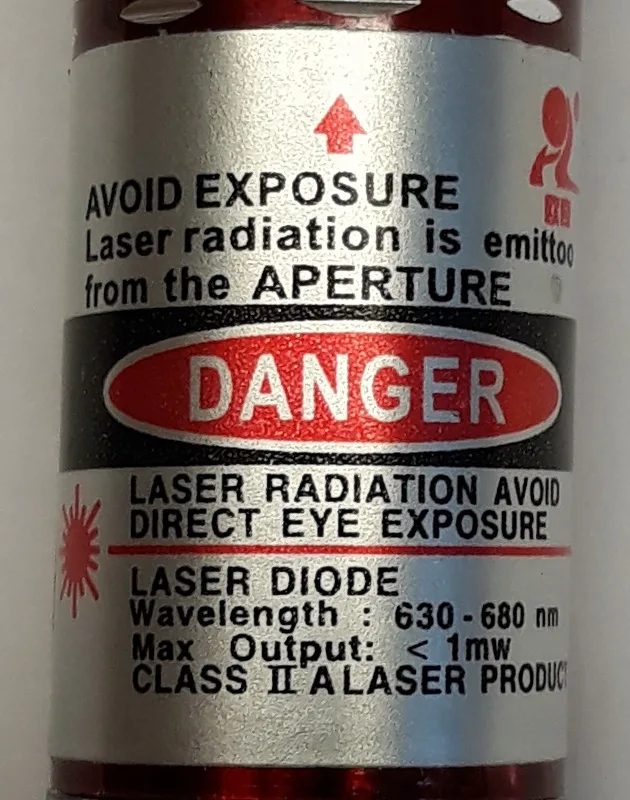 Puntatore laser «LASER &LED LIGHT» — foto 3 dell'alert A12/00180/20