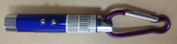 Puntatore laser con luce LED «LASER & LED LIGHT» — foto 3 dell'alert A12/1406/18
