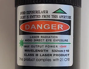 Puntatore laser «Laserpointer» — foto 5 dell'alert A12/00950/21
