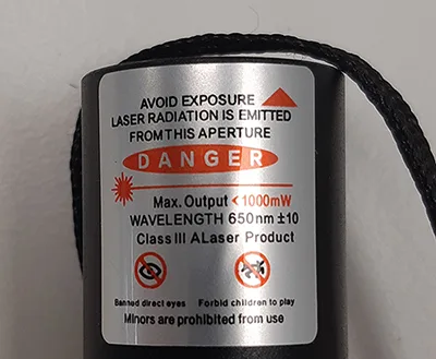 Puntatore laser «Laserpointer» — foto 4 dell'alert INFO/00119/21