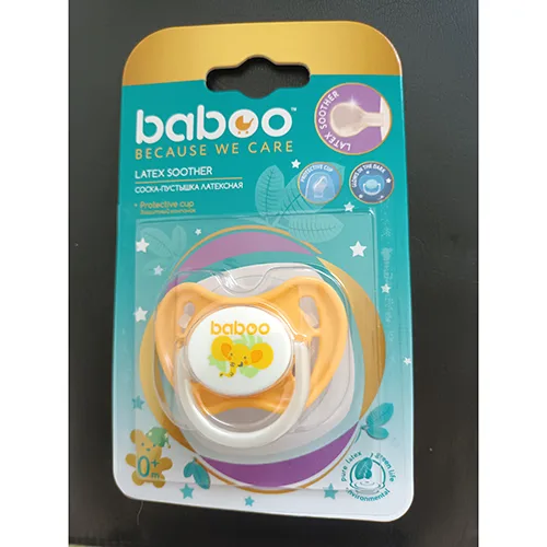 Succhietto «latex soother 0+M» (baboo)