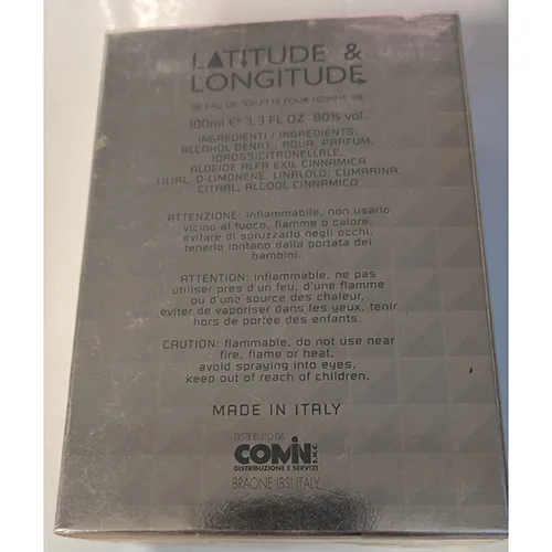 Eau de toilette «Latitude & Longitude» — foto 2 dell'alert SR/03654/25