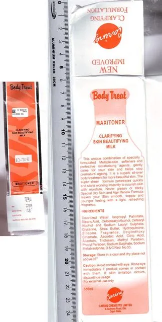 Latte corpo schiarente – Body Traat Clarificante Pelle Latte Beautificante (Caring)