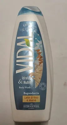 Bagno e gel doccia «Latte di riso e avena» (Vidal)