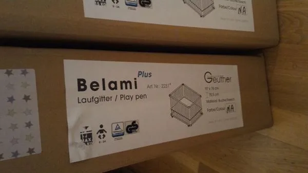 Box di gioco «Laufgitter / Play pen» (GEUTHER)