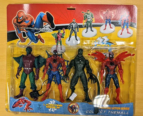 4 personaggi Marvel venduti insieme «Launching Missile»
