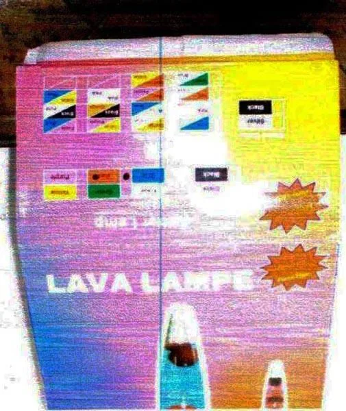 Lampada elettrica «Lava Lampe (COUNTERFEIT PRODUCT)» — foto 2 dell'alert A12/0292/15
