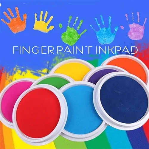 Dito-dipinto inkpad «lavable enfants enfants diy palm graffiti doigt peinture doodle tampon d'encre peint nou…»