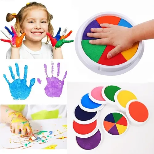 Dito-dipinto inkpad «lavable enfants enfants diy palm graffiti doigt peinture doodle tampon d'encre peint nou…» — foto 2 dell'alert A12/00229/24