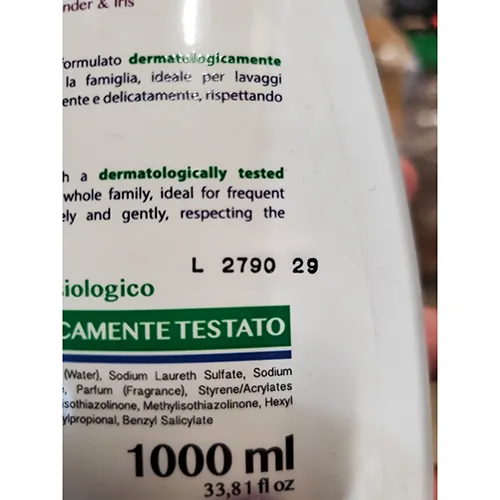 Sapone liquido «LAVANDA E IRIS» — foto 4 dell'alert A12/01198/24
