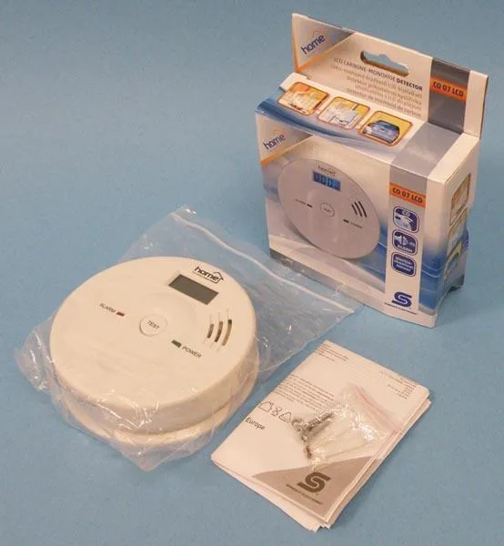 Rivelatore di monossido di carbonio «LCD Carbon-Monoxide Detector» (SOMOGYI ELEKTRONIC / Home by Somogyi)