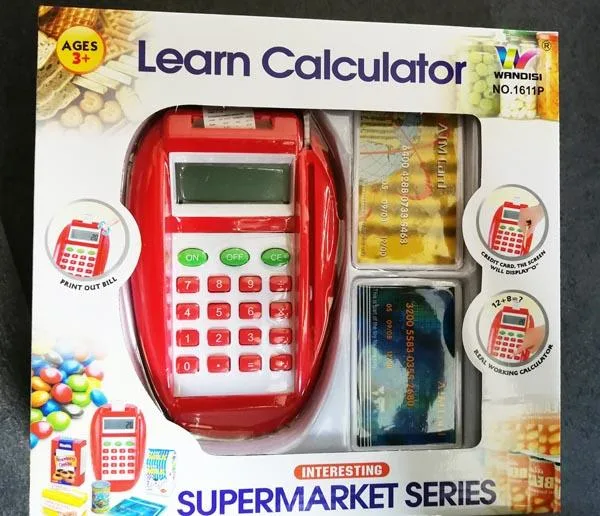 Registratore di cassa giocattolo «Learn Calculator» (WANDISI)