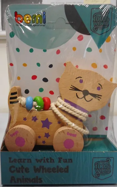 Giocattolo pull-along «Learn with fun cute wheeled animals» — foto 2 dell'alert A12/01403/22