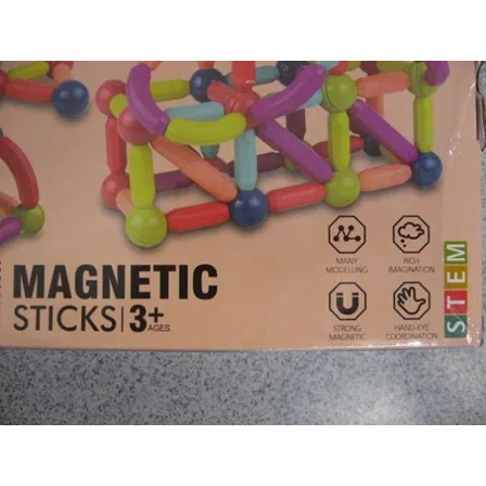 Giocattolo magnetico «LEARNING MAGNETS MAGNETIC STICKS 3+ (64 PSC)» — foto 3 dell'alert A12/03037/24