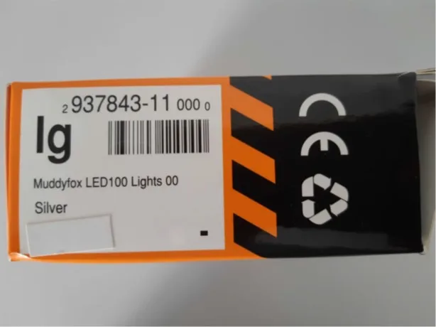 Set di luci per bicicletta «LED 100 silver» — foto 3 dell'alert A12/01317/22