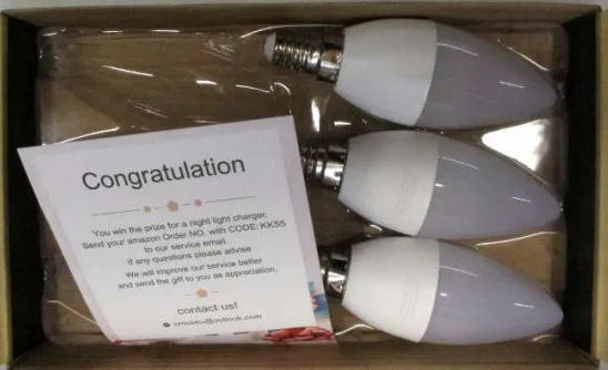 Lampadina a LED «LED C37 Candelabra Bulb Non-Dimmable (6-pack)» — foto 3 dell'alert A12/01100/20
