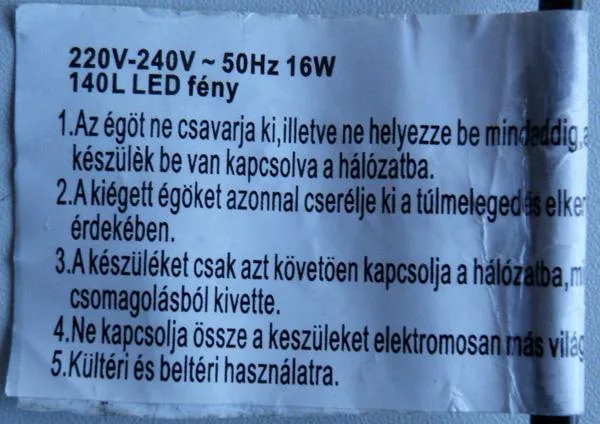 Catena di illuminazione «LED Decorative Lights» — foto 3 dell'alert A12/0772/19