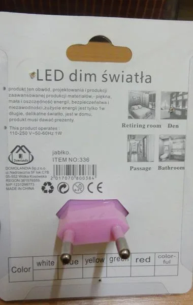 Luce notturna «LED dim swiatla - jablko» — foto 3 dell'alert A12/0651/19