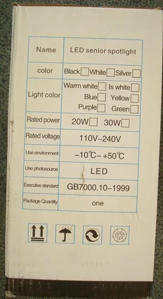 Faretto a LED «LED Down Light / LED Senior Spotlight Series» — foto 2 dell'alert A12/0300/15